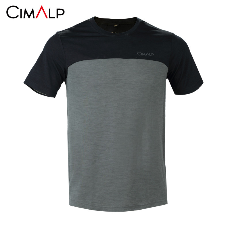 喜玛尔图男式圆领短袖T恤AMSITX059
