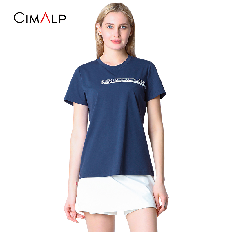 喜玛尔图女式圆领短袖T恤AWSLTX102