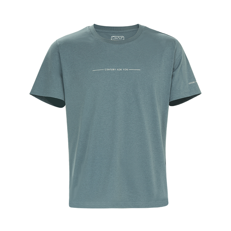 喜玛尔图男式圆领短袖T恤AMSOTX089