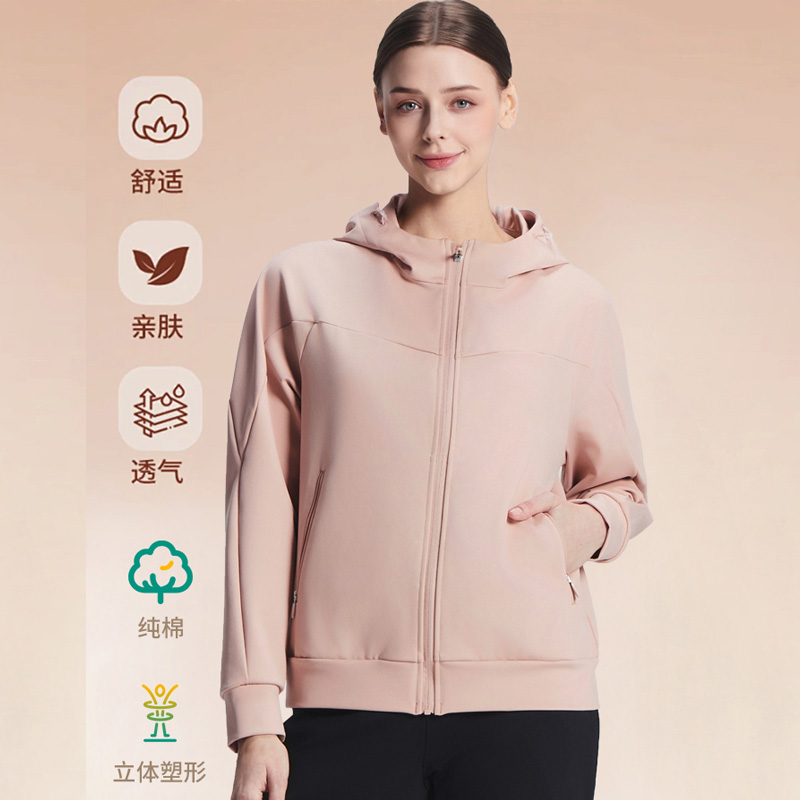 喜玛尔图女式连帽运动上衣AWSPYD042