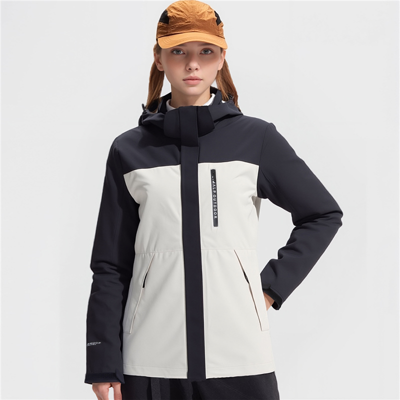 喜玛尔图女式套抓绒胆防风防雨外套冲锋衣AWFPCF072